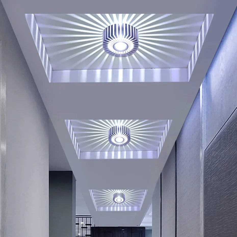 Modern Led Ceiling Lamp Recessed Led Downlight Artly Creative Spot Lights 3W Colorful Indoor Decorative Lighting AC110V 220V led downlight recessed ceiling spotlight ceiling lamps