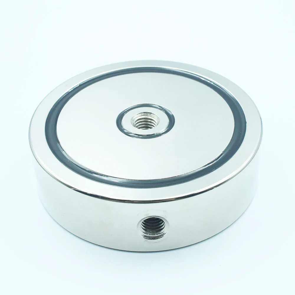 Супер-Сильный магнитный спасательный магнит с подвесное кольцо, Nd-Fe-B постоянный магнит для легкой сборки - Цвет: LNM94-2