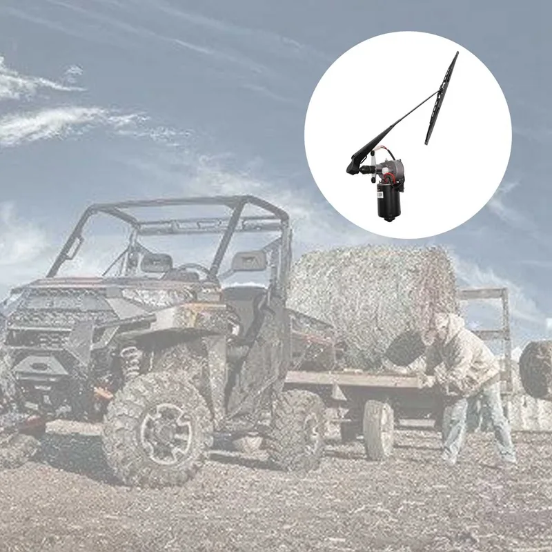 1 комплект 12 в 30 Вт Универсальный UTV Электрический двигатель стеклоочистителя для Polaris Ranger RZR 900 Honda
