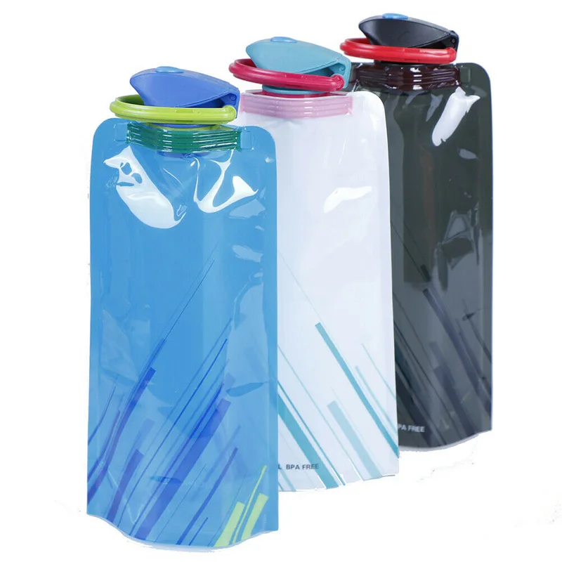 HOT Portable Collapsible Compression Kettle Water Bag Outdoor Sports Reusable Bottles HV99 | Спорт и развлечения