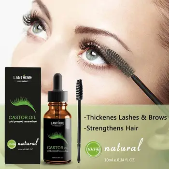 

10ml Moisturizing Castor Oil Eyelash Growth Treatments Eyebrow Women Makeup Thicker Enhancer Eye Lash Professional Growth L T1M6