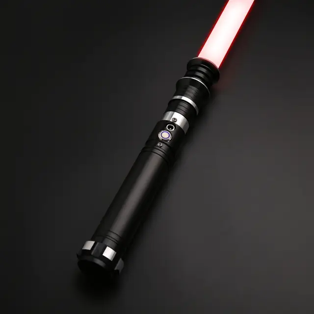 SaberFeast Lightsaber Heavy Dueling RGB Juguetes Laser Saber Metal Hilt Smooth Swing FOC Combat Cosplay Gift Luminous Kids Toys 5