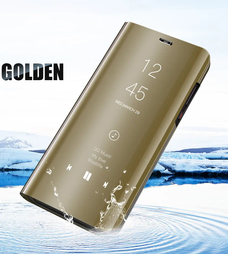 Gold 360 Полный чехол умный флип-чехол для huawei P30 P20 P10 mate 20 Lite защитный чехол для телефона для huawei P10 Plus P20 P30 Pro чехол s - Цвет: Gold