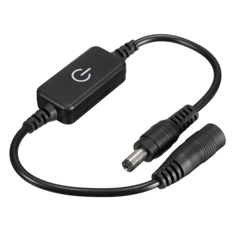

2 PCS LED dimmer DC 12V-24V 3A Touch Sensor Switch ON/OFF Bright for Single Color LED Strip Lamp Black/White