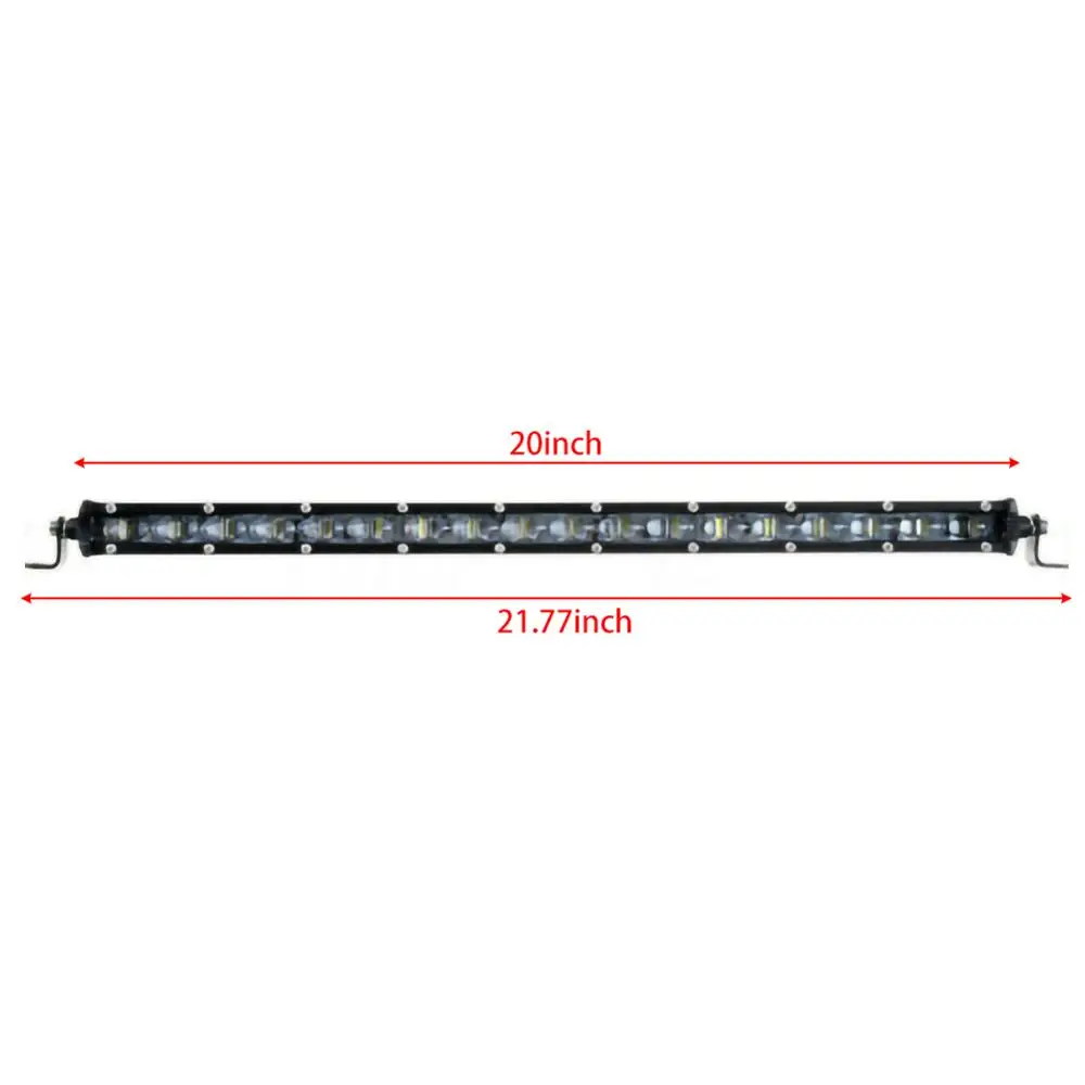 Прямые тонкий светодиодный светильник бар Однорядный 20 &quot180W для внедорожник 4X4