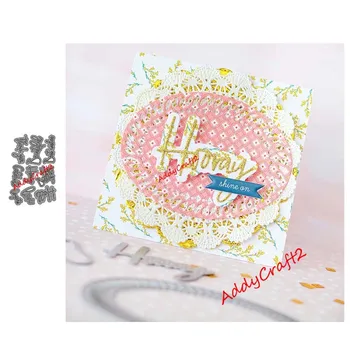 

2020 Metal Cutting Dies Blessing phrase Stencils New for DIY Scrapbooking Album Embossing Paper Card Crafts Template
