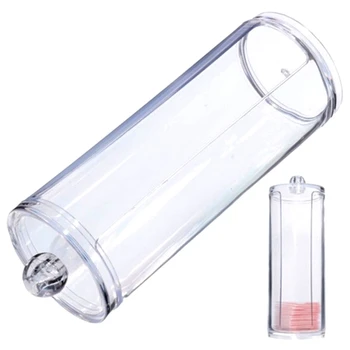 

Cosmetic Acrylic Holder Box Cotton Pad Swabs Q-tip Stick Makeup Storage