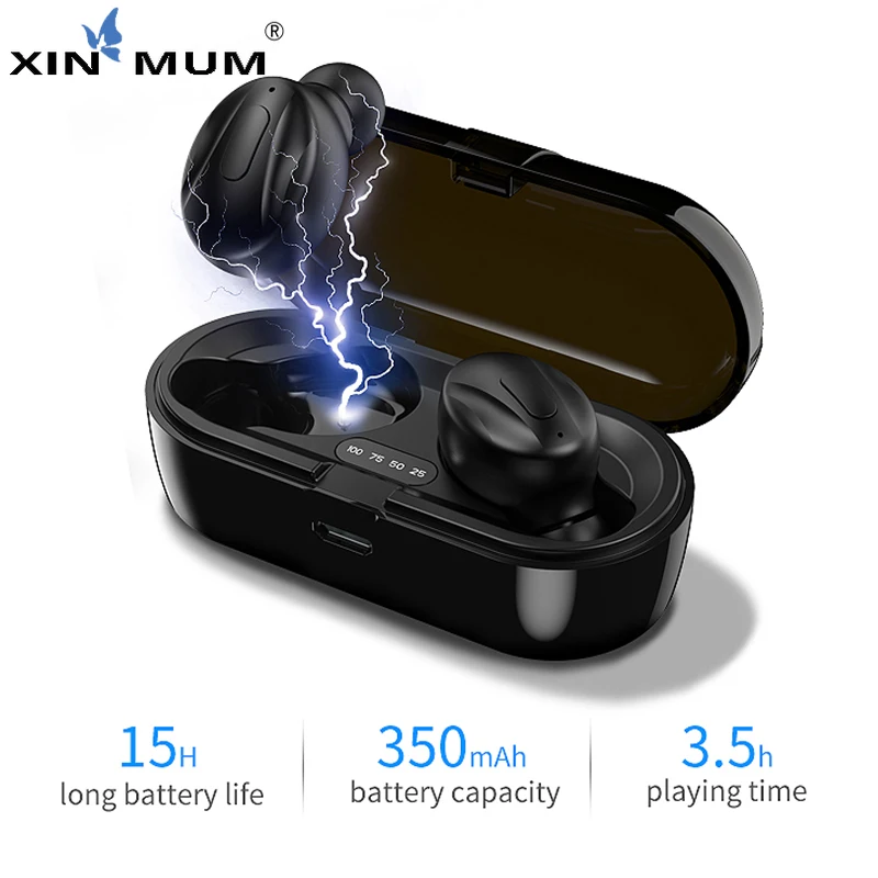 XG13 Wireless Bluetooth 5 0 TWS Earphone Mini Mic Earbuds With charging BOX Sport Headset For iOS Android Bluetooth Phone