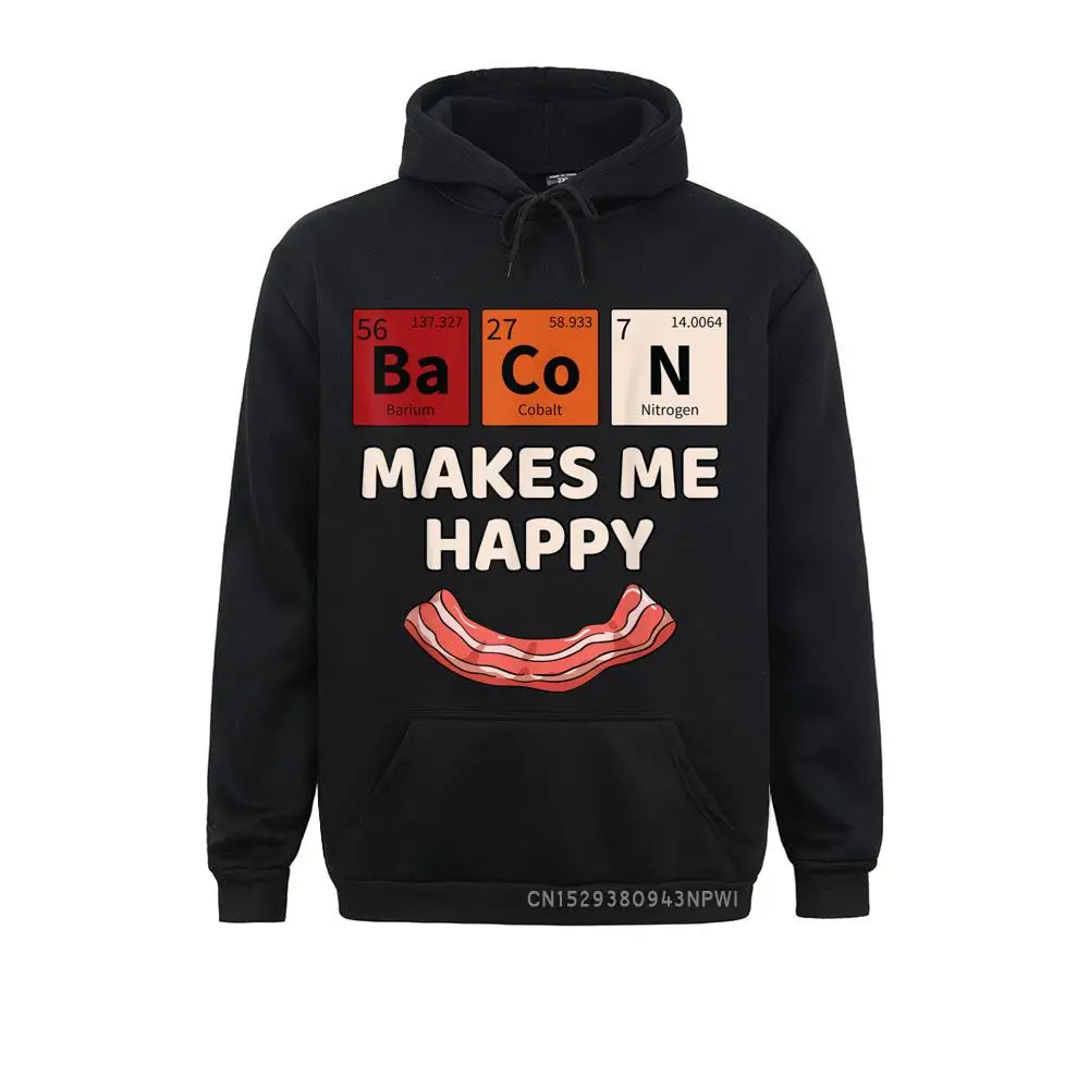 

Bacon Periodic Table Chemistry Funny Humor Science Scientist Pullover Crazy Hoodies Boy Sweatshirts Birthday