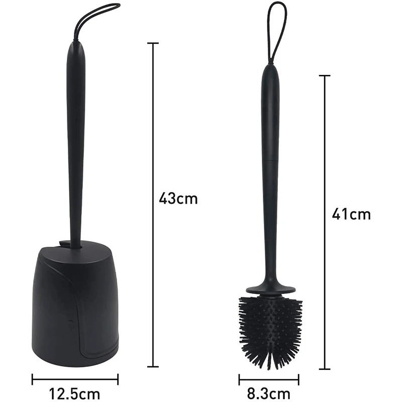 TOILET BRUSH : BROSSE WC ULTRA HYGIÉNIQUE EN SILICONE FLEXIBLE