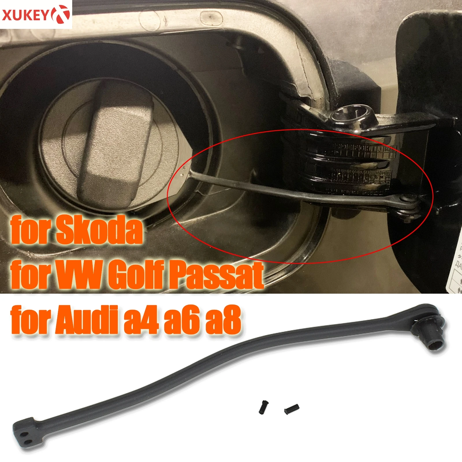 Car Oil Fuel Cap Tank Cover Line Petrol Diesel For Vw Golf Bora Passat