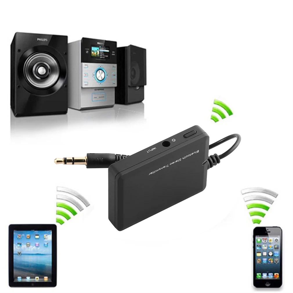 Bluetooth приемник Портативный Hi-Fi аудио адаптер с 3,5 мм RCA разъем для домашнего стерео потокового воспроизведения музыки для iPad для игр
