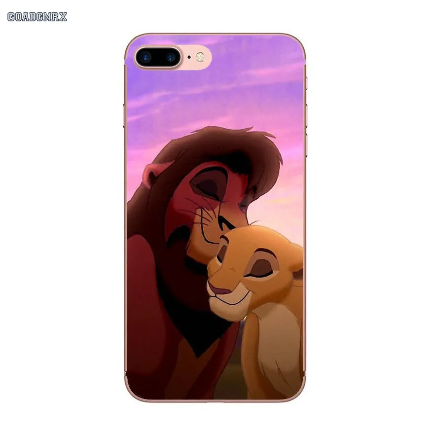 image 4 Чехол для мобильного телефона samsung Galaxy S2 S3 S4 S5 Mini S6 S7 Edge S8 S9 S10 Lite J4 J6 Plus Европа лев Король Simba - Цвет: image 4