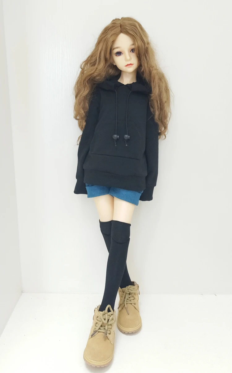T02-X547-2 Blyth кукольные одежда 1/3 1/4 bjd 1/6 мягкого плюша; аксессуары для куклы свитер рваные джинсовые шорты черного, белого, красного цвета, цвета на выбор, для детей 2, шт./компл