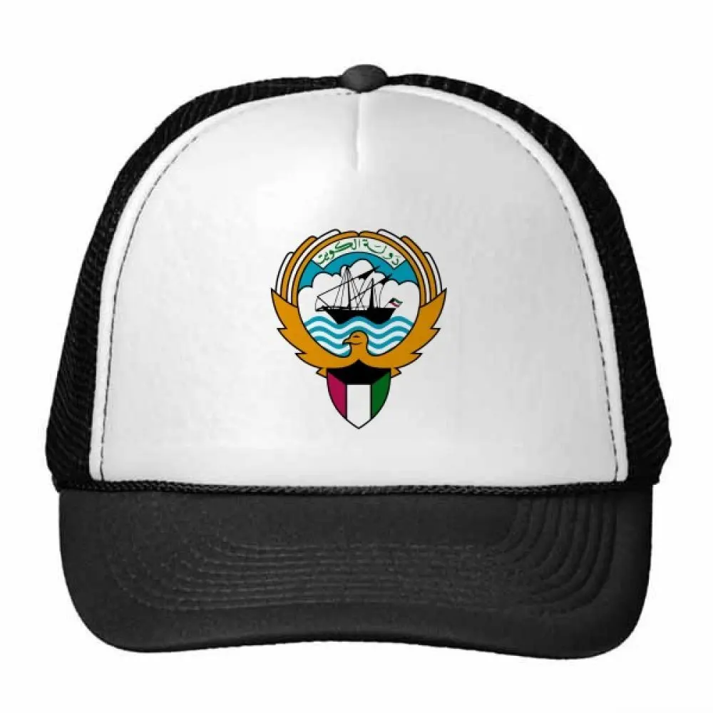 

DIYthinker Kuwait Africa National Emblem Trucker Hat Baseball Cap Nylon Mesh Hat Cool Children Hat Adjustable Cap Gift