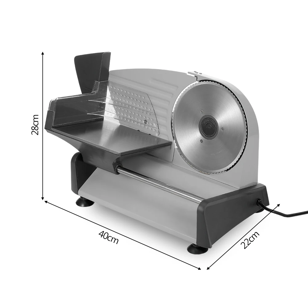 220V 150W Electric Meat Slicer Household Cut Mutton Roll Slicer Beef Meat Slicer Bread Frozen Meat Planer Cutter Adjustable Knob