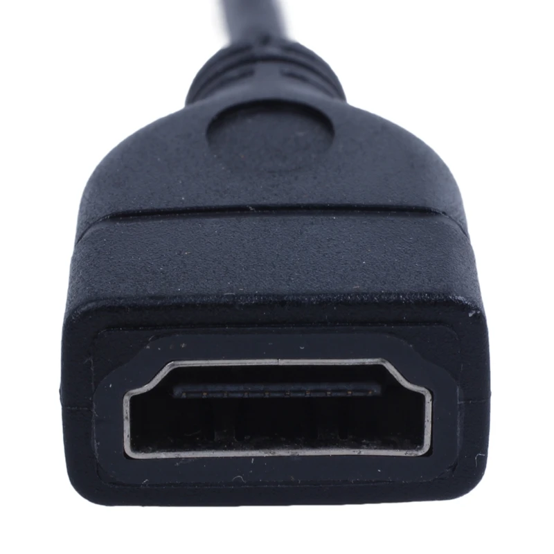 Высокоскоростной мини HDMI Мужской к HDMI Женский кабель с Ethernet/1,4 Версия mini HDMI к HDMI, черный