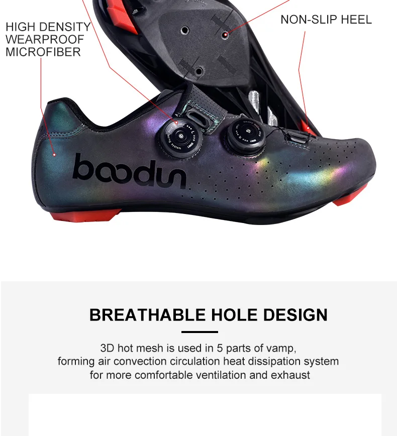 2020 New road cycling shoes professional racing road bike bicycle sneakers dazzle color ultralight breathable self-locking shoes