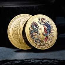Новые Индивидуальные благополучия, которые открыли Дракон и Феникс памятная монета традиционно высокое качество Новые Индивидуальные благополучия, которые открыли Дракон и Феникс памятная монета традиционно высокое качество