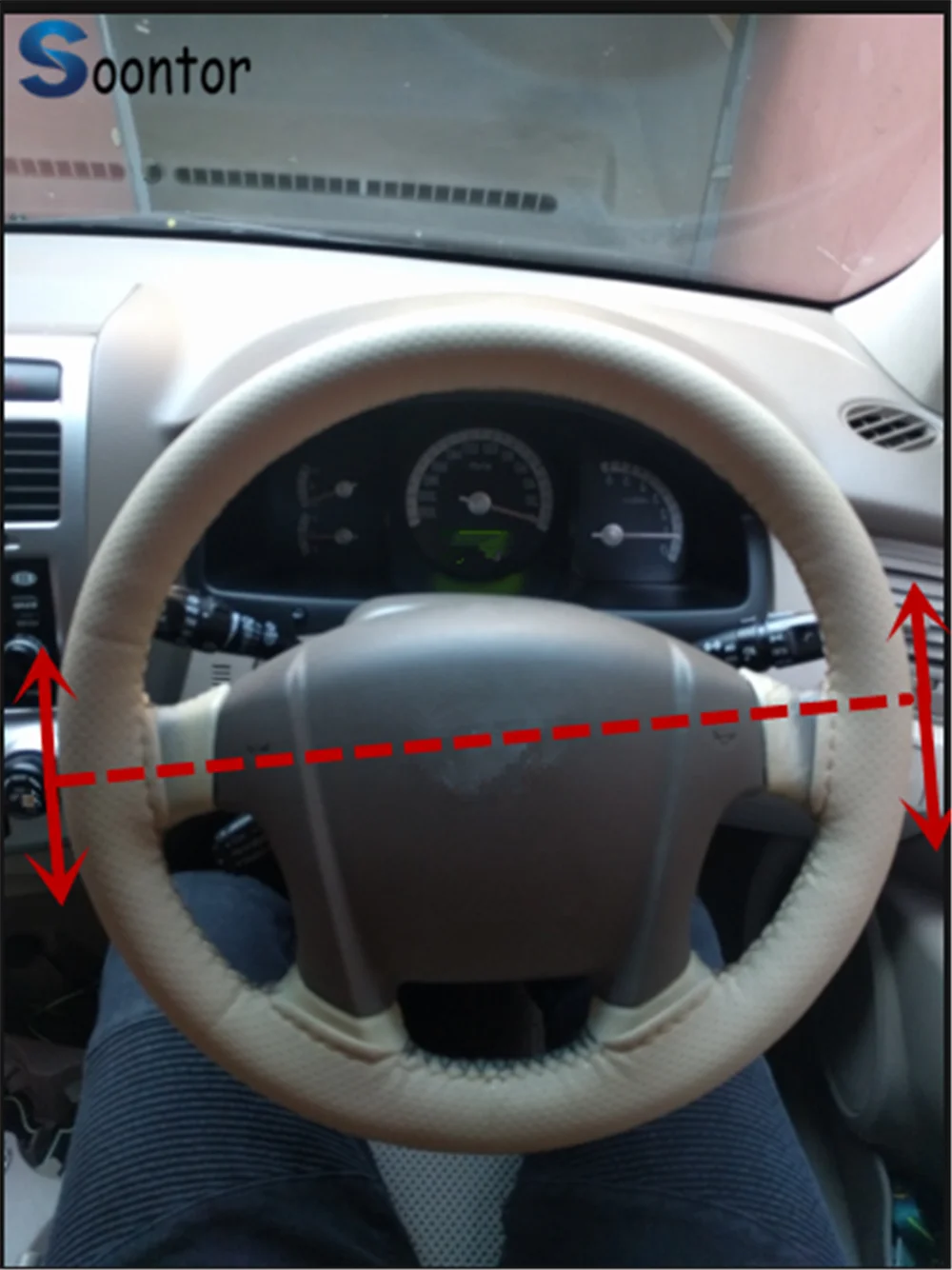 Автомобильные аксессуары из мягкого волокна с кожаным поворотом Плетеный чехол