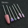 6pcs/bag Silicone Ceramic Stone Nail Drill Set Electric Milling Cutter for Manicure Machine Rotary Bit Cuticle Clean Accessories 3