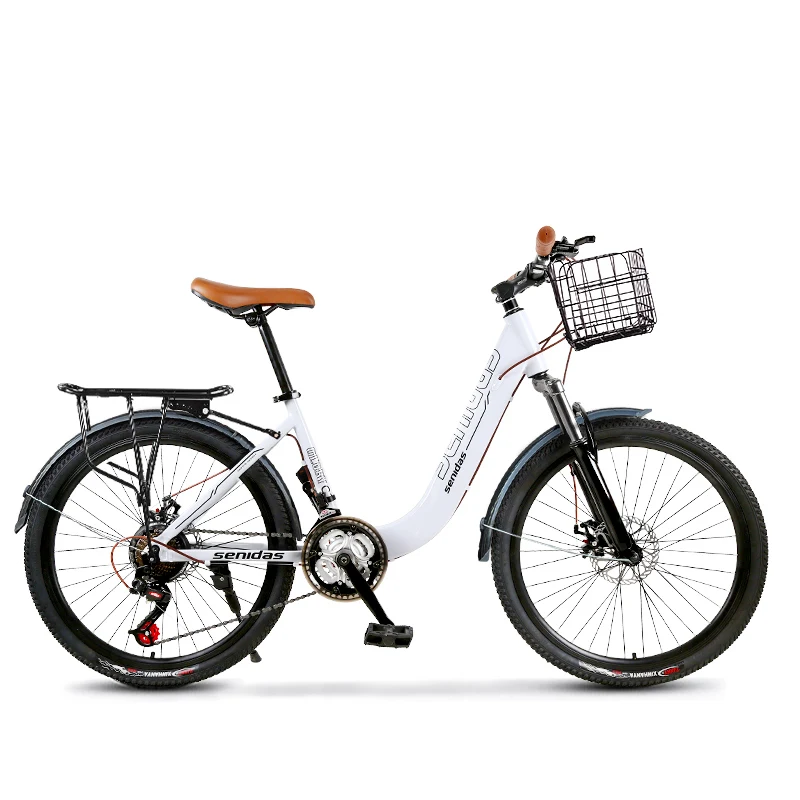 New Women's Bicycle Aluminum Alloy Frame 24 Inch Wheel 27 Speed Bike Young Children Sports Light Weight Bicicleta