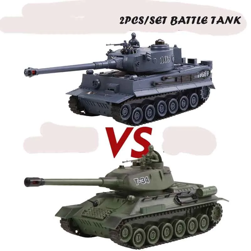 Rc Battle Tank в стиле милитари радиоуправляемая съемка Танк дистанционного