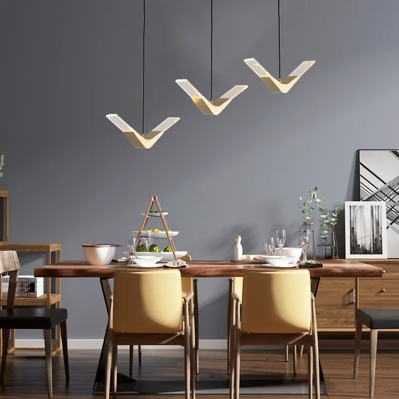

Dining Room Simple Full Copper Living Bedroom Bar Bird Nordic Lamp Cd2205