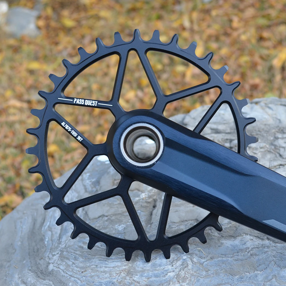 Проходной круг QUEST узкая и широкая цепь для горного велосипеда MTB 0 мм 30 44T|Шатун