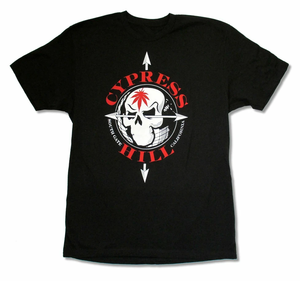 Cypress Hill Arrows Black T-Shirt New Adult Band Insane In The Brain Custom Special Print Tee Shirt | Мужская одежда