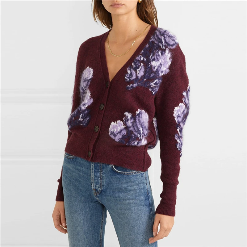 2019 Autumn Designer Women’s Sweater Cardigan Women Long Sleeve Female Knitted Jack Ladies Sweaters Winter Clothes Fashion |