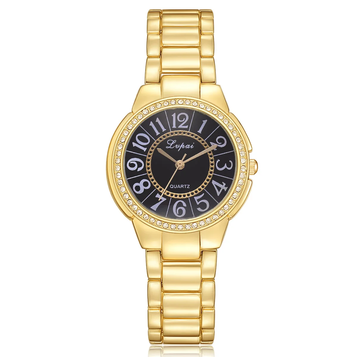 

Diamond Set Wrist Foreign Trade Hot Selling Europe And America Fashion Simple with Numbers Casual Quartz Watch 2018 AliExpress H
