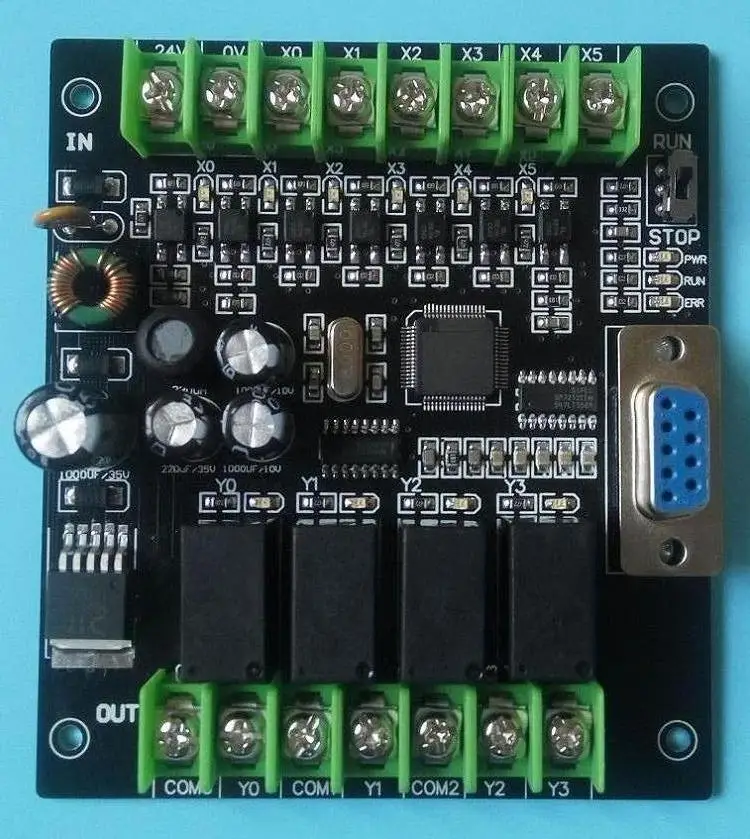 PLC промышленная плата управления FX1N-10MR FX1N-10MT Plate-type программируемый PLC Logic control ler