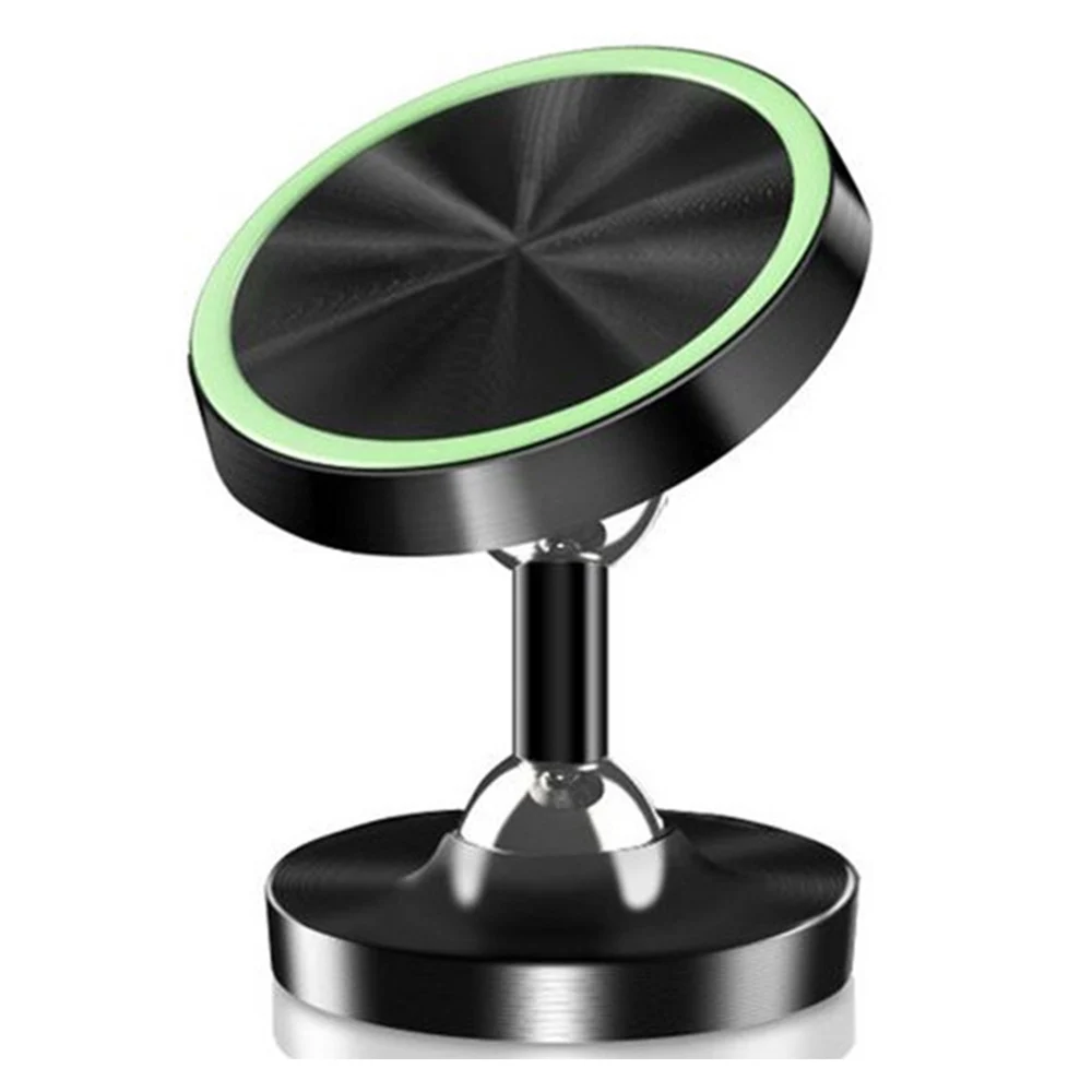 Универсальный автомобильный держатель для телефона, магнитные светящиеся автомобильные держатели, вращение на 360 градусов, автомобильный держатель для мобильного телефона, настольные подставки