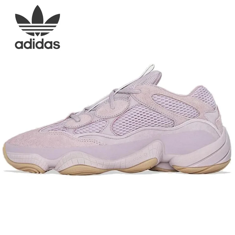Женские кроссовки для бега Adidas Yeezy мягкие дышащие унисекс из сетчатого материала
