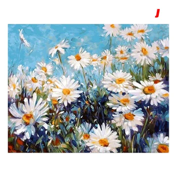 

Landscape Painting by Numbers DIY Oil Canvas Painting Wall Art Coloring by Numbers Digital Painting Home Decor SNO88