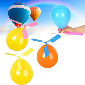 

Funny Classic sound Balloon Helicopter UFO Kids Child Children Play Flying Toys ball outdoor fun sports