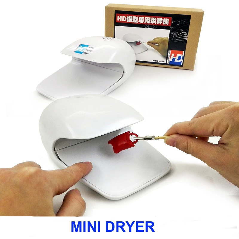 

Model Making Tool Spray Parts Water Paste Quick Drying Table Mini Dryer