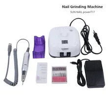 Профессиональный маникюрный сверлильный станок, аксессуар, 35000 об/мин, Электрический Маникюрный сверло с ФРЕЗОЙ, ручка, шлифовальный напильник, сверла для геля Pol