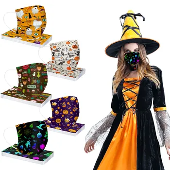 

Cartoon Disposable Mask Adult 3 Layers Ply Filter Earloops Mouth Face Mask Non-woven Meltblown Elastic Mouth Mask Mondmasker