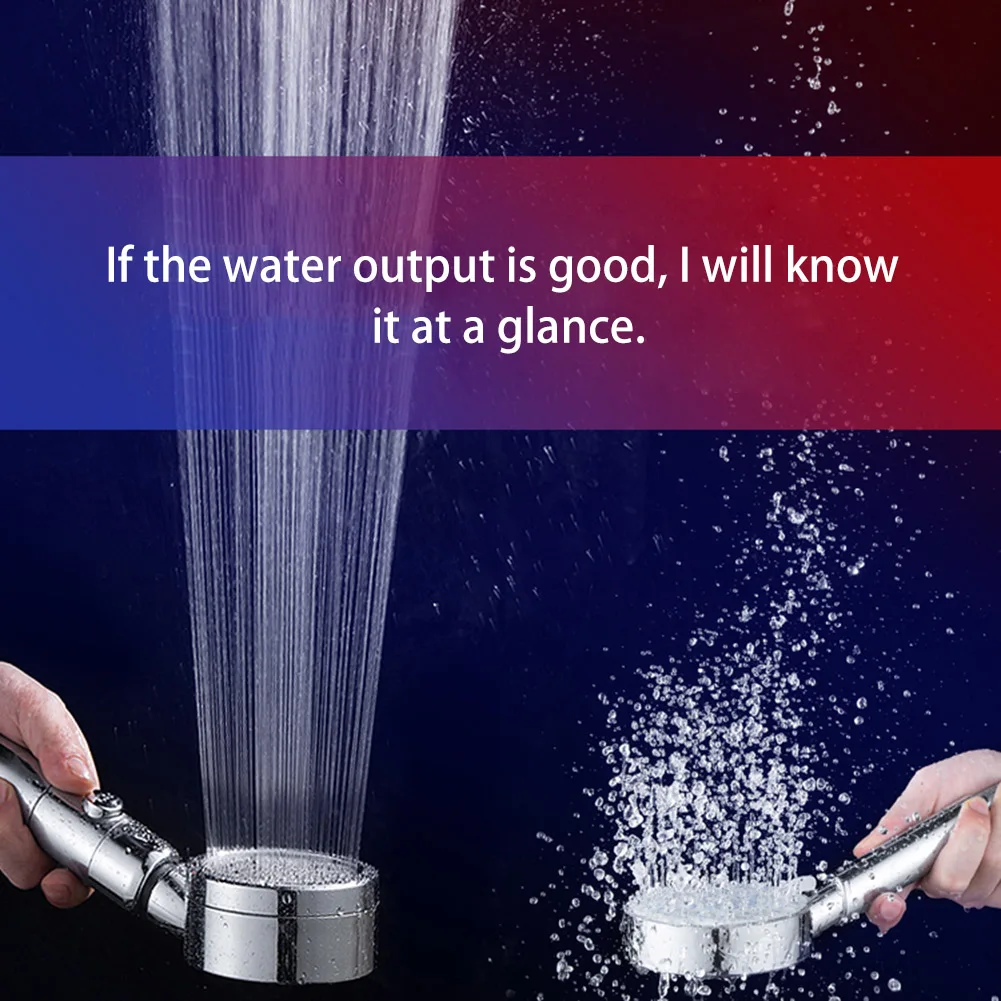 

High Pressure Rainfall Shower Head High Quality Adjustable Jetting Shower Head Water Saving Filter Spray Nozzle Water Saving