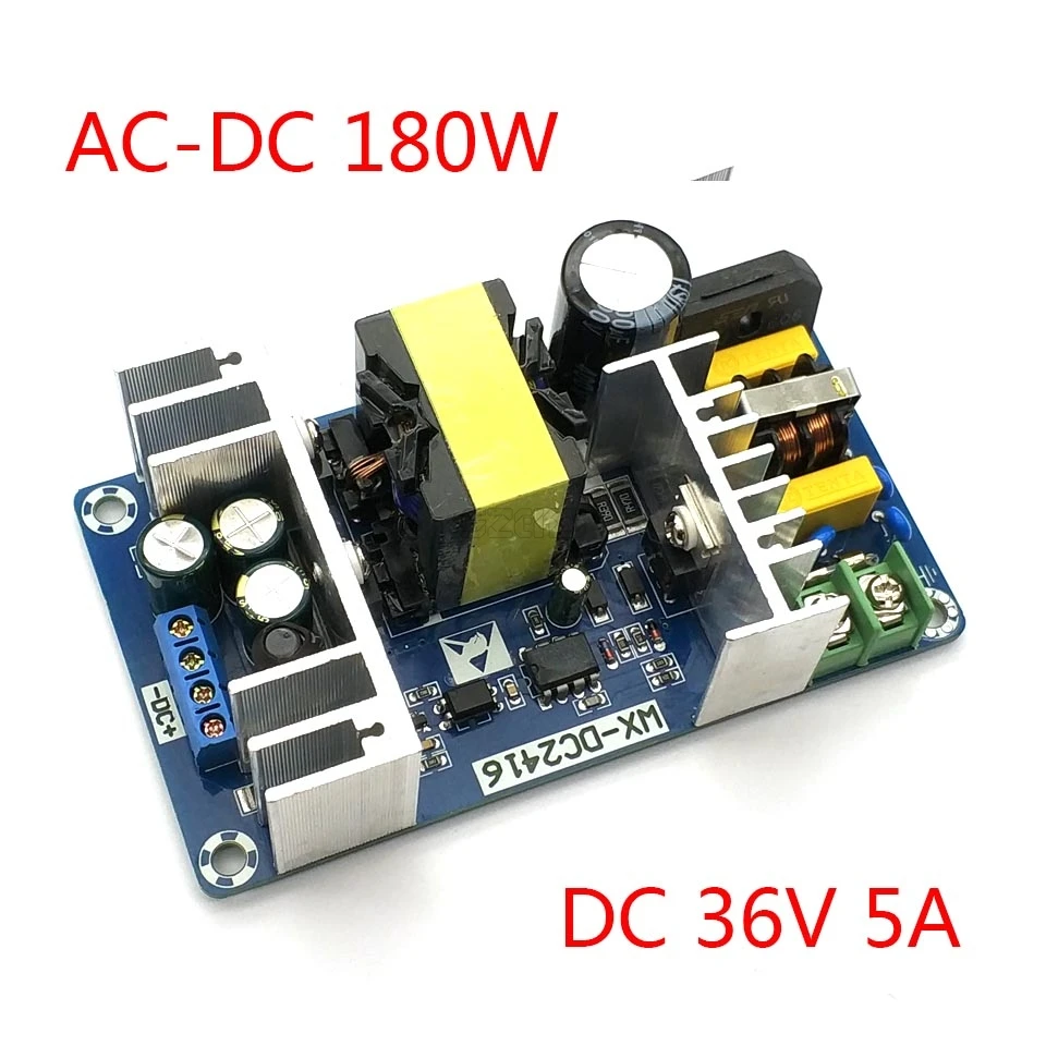AC 100-240V К DC 36V 5A 180W AC-DC импульсный модуль питания | Электроника