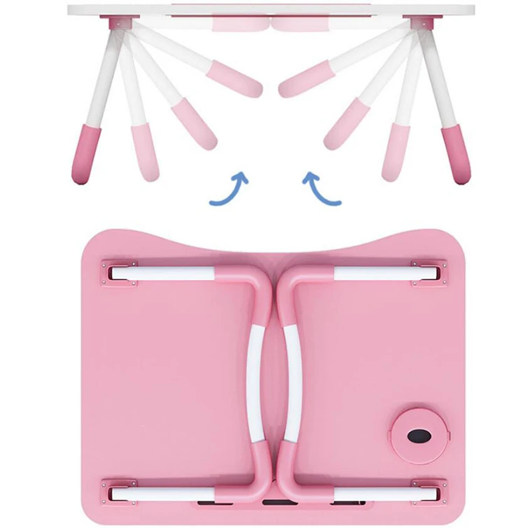  Foldable Laptop Table with Slot Hole подставка для ноутбука Portable Laptop Desk for Bed Sofa Study