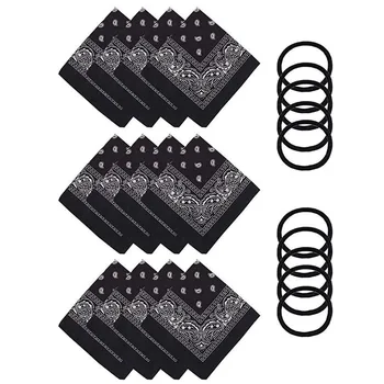 

Unisex Cotton Bandana Hairband Cowboy Mens Biker Sports Headwear Wrist Hairwrap Double Sided Head Wrap Scarf Paisley #T1G