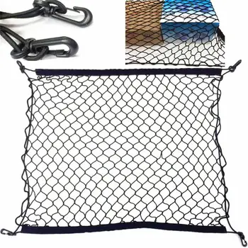

4 HooK Car Trunk Cargo Mesh Net Luggage For Mitsubishi ASX Pajero Pajero Sport Lancer Outlander