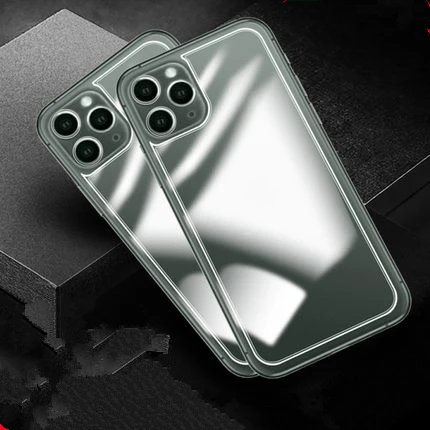 Цветное заднее закаленное стекло для iphone 11, полное покрытие, закаленное стекло, Защита экрана для iphone 11 pro 11 pro max - Цвет: Transparent