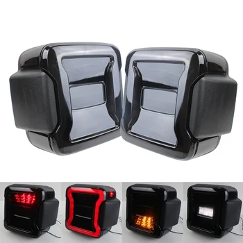 

For Jeep Wrangler JL 2018 2019 For Jeep Wrangler Taillights Smoked LED Tail Lights with USA Version EuroPean Version