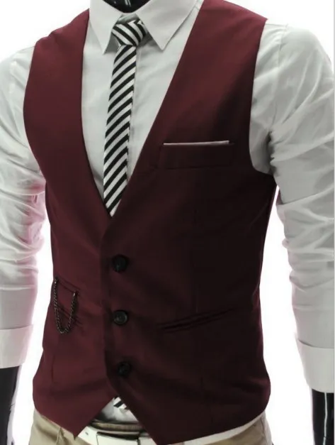 Business Casual Suit Vest Mens Weeding Prom Dress Waist Coat for Men Sleeveless Blazer Jacket Chaleco Hombre Slim Fit Gilet Uomo