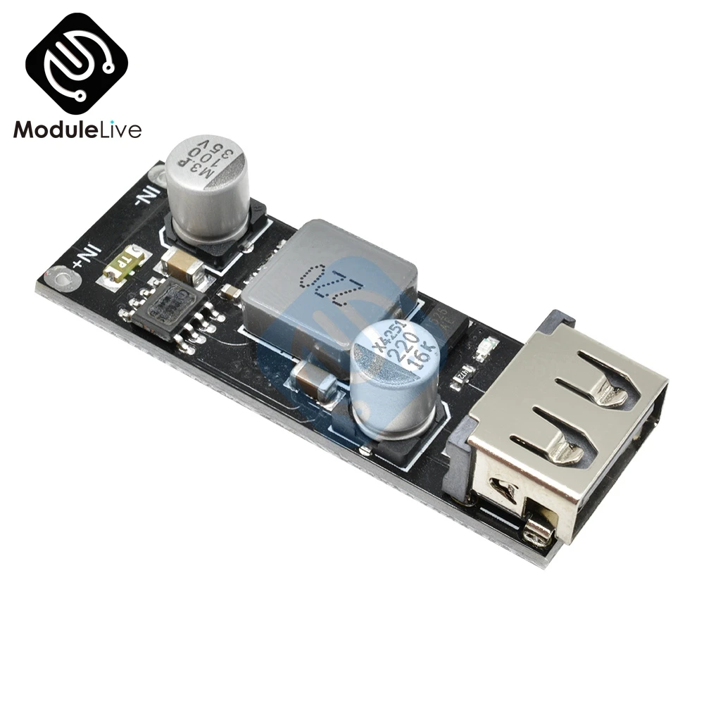 USB DC понижающий преобразователь для автомобильного зарядного устройства модуль 8