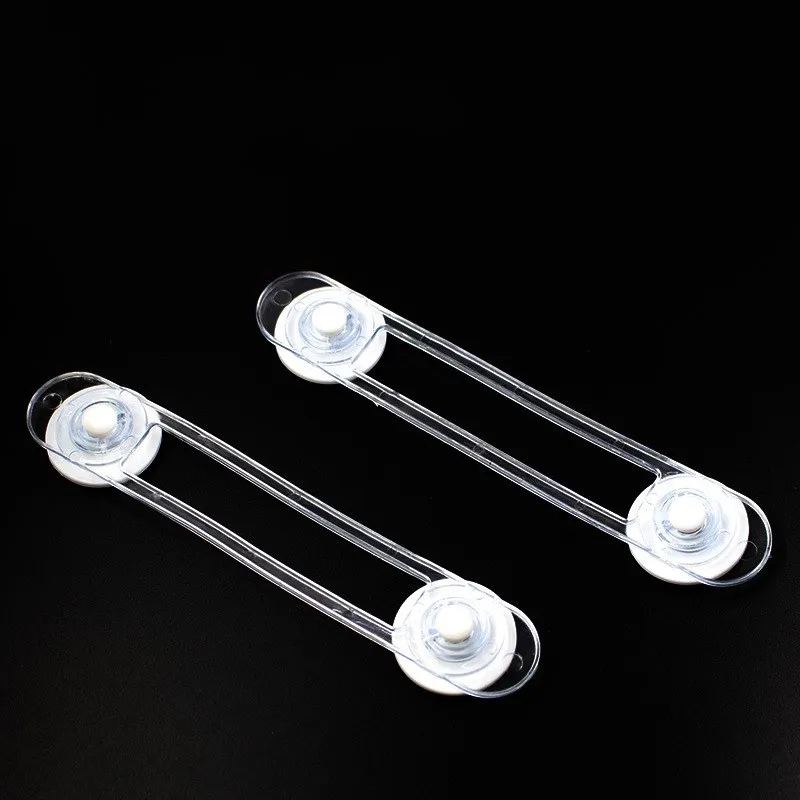 Cerradura de cajón para refrigerador de mano, productos de protección de seguridad para bebé, transparente, antipellizco, 1 Uds.